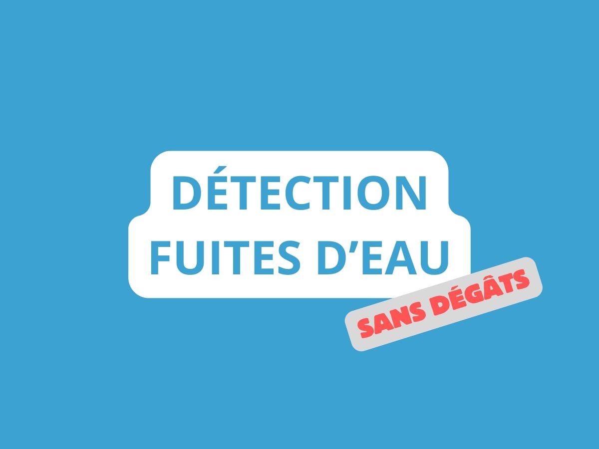 Recherche de fuite d'eau plomberie
